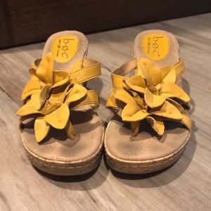 Yellow floral sandal